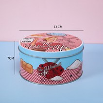 페브릭수납박스 레트로 꽃 틴 캔 귀여운 선물 보석 상자 쿠키 비스킷 차 금속 저장 사탕 포장 용기 케이스 양철, [11] J