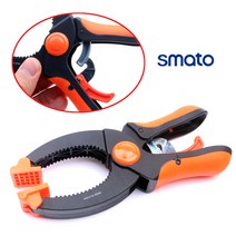 목공용 핸디 클램프 라쳇 타입 125mm 175mm 225mm 롱노우즈 깔깔이 핸드 크램프 바이스그립 목재용 목공클램프 목공 바이스 퀵그립 나무 합판 고정 만력기, 목공용 핸드클램프 170mm