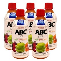TANDO) ABC착즙주스 사과착즙 당근착즙 레드비트착즙5병, 5병, 350ml
