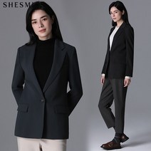 [쉬즈미스(SHESMISS)] 백 슬릿 원 버튼 자켓 (택가격 298000원)