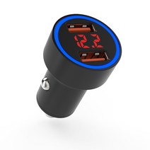 넥스트 USB 2포트 퀄컴 퀵차지 3.0 차량용 고속충전기 NEXT-1406CHG, 블랙