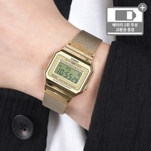 카시오 남성 클래식 빈티지 레트로 메탈 시계