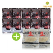 청정원 [다림죽] 팥칼국수 10인분세트(팥물 진 + 생칼국수), 단품없음