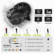 Bafang 전기 자전거 모터 미드 드라이브 8fun 변환 키트 리튬 M615 48V750W BBS02B, 01 750W 48V13AH, 01 C965(800S)