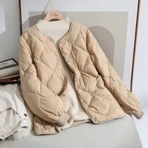 MOSAIRATION 여성용 야구점퍼 누빔 퀄팅 경량 패딩자켓 웰론 충전재 아우터 SFW0910002