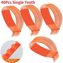 10/20/40Pcs 안티 스키드 스노우 체인 자동차 타이어 바퀴 겨울 야외 비상 자동 휠 액세서리, CHINA_40Pcs Single Tooth