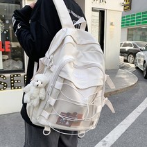 마켓오후 메쉬포켓 데일리 학생 책가방 백팩