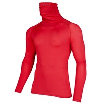 테이크파이브 뉴 기능성 남자 언더레이어 안면 마스크 일체형 목폴라 긴팔 상의