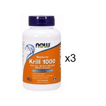 나우푸드 넵튠 크릴오일 1000mg 60정 3팩 1627