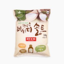 레시피 솔트 3kg 쉐프들이 찾는 황금맛 볶음 소금 볶은 신광 주코 쥬코