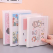 투명 스티커 보관파일 사진파일 엽서 카드 홀더, 1포켓(5인치용)