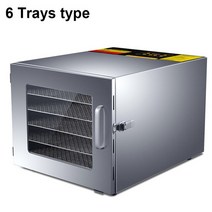 옥수수 탈곡기 전기 곡물 필링 농기계110V/220V 6 겹 8 트레이 식품 탈수기 스낵 공기 건조기 스테인레스, 01 6 Trays_02 EU_02 220V