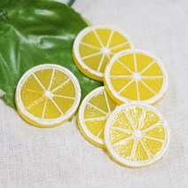 미니 레몬절편 파츠 25미리 20개 슬라임 파츠 재료 도매 DIY 데코덴