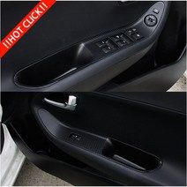 사은품증정 기아 올뉴모닝 윈도우 패널 데칼 스티커, 02.3D카본 블랙(유광), I TYPE(14인치 순정휠 마스크)