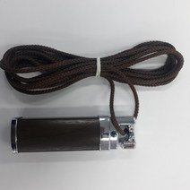 우드블라인드줄 손잡이 화이트 브라운 월넛 내츄럴, 1개