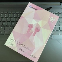 Razer 해머헤드 tws 이어폰 트루 와이어리스 헤드폰 블루투스 TWS 게임용 헤드셋 이어버드, 01 빨간
