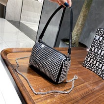 작은 가방 새로운 킹 다이아몬드 가방 전체 다이아몬드 가방 휴대용 Crossbody 체인 가방 다이아몬드 가방