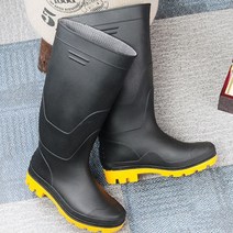 갯벌 체험 옷 농부 주말 농장 배스 말 배달 대행 선상화 어른 농사용 농촌 시골 장화, 블랙, 265mm