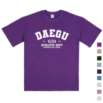 [폴앤폴] 대구 그래픽 오버핏 옆트임 반팔 빅사이즈 티셔츠(남여공용)