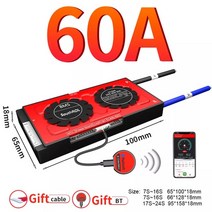 제네레이터 발전기 제너레이터 스마트 BMS 리튬 이온 LTO 밸런스 보드 블루투스 앱 4S LiFePo4 12V 24V 36V 48V 30A ~ 500A 3S 7S, 207.LiFePo4 20S 60V BT - 60A