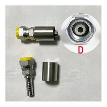 호스압착기 45 # 스틸 1/4 "3/8" 1/2 1 "BSP 압착 조인트 암나사 펌프 호스 바브 공압 튜, 04 D1_06 Pipe 8mm to DN15