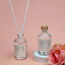 Sauber 프리미엄 실내 디퓨저 방향제 핑크로즈향 100ml, 1개