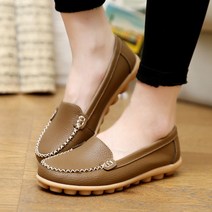 가죽 여성단화 신발 발편한 슬립온 여성 여자 플랫슈즈 로퍼 마들