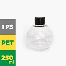 볼250투명 250ml 일반캡 낱개 플라스틱 페트병, 250ml 흰색캡