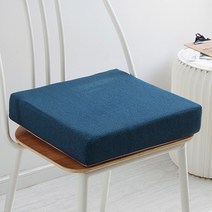 치질시트 방석 쿠션 도넛 사각형 두꺼워 35d 고밀도 스폰지 거실 소파 리넨 의자 등받이 두께 8cm 사무실 의자 매트, 50x50x8cm, color 15