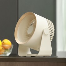 무선 써큘레이터 벽걸이 저소음 에어 BLDC 서큘레이터, 화이트 크림