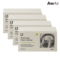 AWAS 건조기섬유유연제 건조기시트 스타일러향기시트 섬유유연제 정전기방지 드라이시트 그린플로랄향, 80매