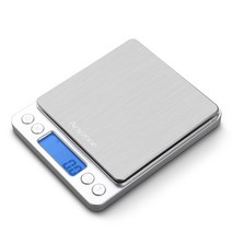애니존 T10 주방 이유식 베이킹 요리 디지털 전자저울 1kg, 실버