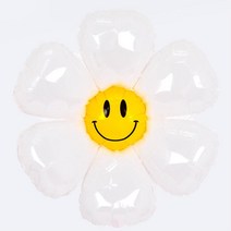베이비샤워 돌잔치 빅 스마일 꽃풍선2P 큰사이즈 어린이날 영어학원 예쁜
