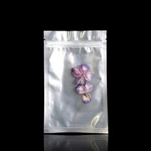 기타 바보사랑[니모키즈]고급 지퍼형 앞 투명 알루미늄 봉투 17X25cm 100매, 투명메탈