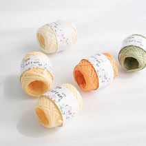 울클럽 라탄 뜨개실 라피아실 40g 1볼, 8번 (무광), 1개