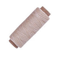 [갈색가죽] 가죽공예 왁스실 미백색 가죽실 초실 0.8mm 50m 150D, 밝은귤색