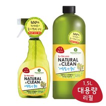 네츄럴코어 강아지 탈취제 네츄럴앤클린 500ml   1.5L, 1개