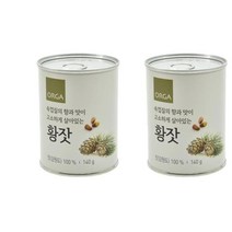 ORGA 간식 [기획]황잣(국산) (140gx2입) 명절 회사 탕비실 캠핑 아이들 선물, 2개