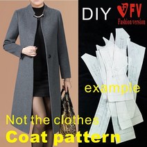 가죽공예 도안 옷DIY 패턴 여성의 기질 허리 v 넥 드레스 바느질 만들기 드로잉 1:1 물리적 BLQ-656, 09 Size 5XL
