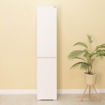 에보니아 [에보니아]슈슈 슬림 다용도 선반 틈새수납장400/거실/주방/침실, 화이트