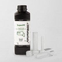 [3DMaterials] SuperPP1.4G 가장 견고한 SuperFast 레진(1400MPa 연신율 25%) 1.3초(50um Mono) LCD 3D 프린터 레진1000g