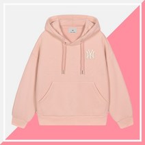 MLB 남녀공용 후드티 심플 양키스 로고 커플 학생 교복 데일리 기모 라운드넥 긴팔 티셔츠