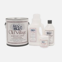 올드빌리지 퀵건조 바니쉬 ( 수성 / 무광 투명 ), 473ml