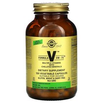 솔가 Formula V VM 75 킬레이트 미네랄 함유 종합비타민 베지 캡슐 옵션확인필수