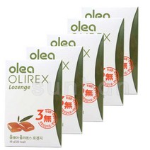 올레아 올리렉스 로젠지 48g/올리브잎 추출액/무설탕/목/허브/캔디/사탕, 5개, 48g