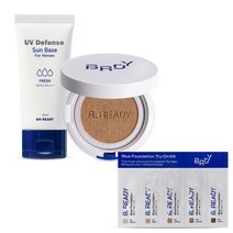 [경기점] 비레디 마그네틱 피팅 쿠션 15g 옵션 + 유브이 디펜스 선 베이스 프레쉬 50ml, 05 오웬 (어두운 피부)