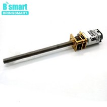Bringmart-나사산 샤프트 M4 55mm DC 기어 모터 15/30/50/60/100/200/300/500/1000rpm 미니 전기 스크류 감속기 N20 3V 6V 12V, [06] 300rpm, [02] 6V