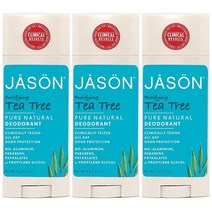 Jason Purifying Tea Tree Deoderant 제이슨 퓨리파잉 티트리 데오드란트 71g 3팩