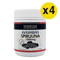 피터앤존 NON-GMO 하와이산 스피루리나 1000mg 300정 x4개, 4개