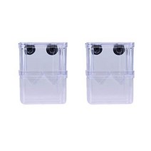 Tfwadmx Aquarium Fish Breeder Box Hatching Incubator Isolation Box Self-Floating Transparent for Gu, 1